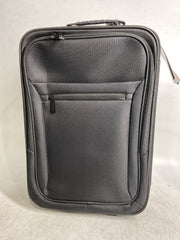 A.Saks 17" Expandable Upright Under the Seat Carry on ( Black , One Size ) Black One Size U1