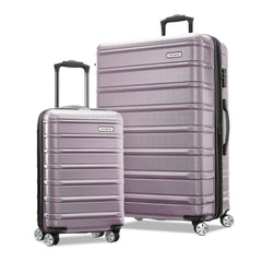 Samsonite Omni 2 Hardside Expandable Luggage with Spinner Wheels, Icy Lilac, 2-Piece Set (Carry-on/Large) U1