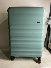 ANTLER Clifton Suitcases - Set of 3, Slate | Carry On, Medium & Large | Super Lightweight, Hard Shell Case for Travel & Holidays | Luggage with 4 Wheels, Expandable Zip, Twist Grip Handle & TSA Lock Slate Set U1