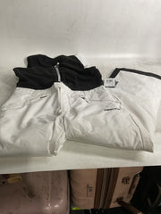 Arctix Kids Limitless Fleece Bib Overalls ( White , Medium Husky ) White Medium Husky U13