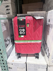 TUCCI Italian 20 in Red Carry on Luggage U2