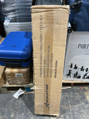 ACELETIQS Baseball Softball Portable Batting Practice Ball Caddy, Use During Training and Drills, Save Your Back No More Bending, Holds up to 60 Baseballs, Instant Setup (3 Leg) U1