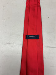 Burberry Brand New Red Silk TieU1
