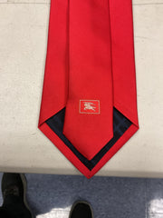 Burberry Brand New Red Silk TieU1