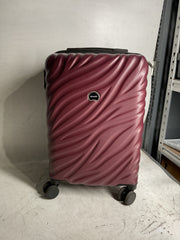 Delsey Alexis Lightweight Luggage, 4-Wheel Spinners Hardshell Suitcase, Expandable with TSA Lock ( Burgundy , Carry-On 21-Inch ) Burgundy Carry On 21 Inch U6