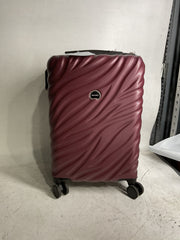 Delsey Alexis Lightweight Luggage, 4-Wheel Spinners Hardshell Suitcase, Expandable with TSA Lock ( Burgundy , Carry-On 21-Inch ) Burgundy Carry On 21 Inch U7