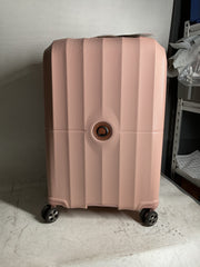 Delsey Paris Carrousel 28" Expandable Carry-On Spinner ( Pink , Checked-Medium 24 Inch ) Pink Checked Medium 24 Inch U5