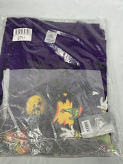 Disney Cruise Line Halloween Shirt Adult XL Purple Spooky Mickey Goofy Donald U4
