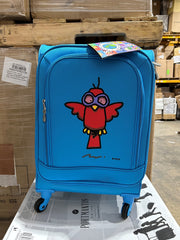 Ed Heck Aviator Spinner Luggage 21 Inch, Sky Blue, One Size U1