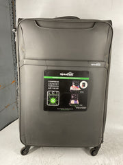 Genius Pack Luggage G5 Smart, Organized, Lightweight Suitcase ( Charcoal , Checked-Large 30-Inch ) Charcoal Checked Large 30 Inch U2