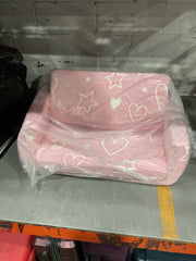 IFNOW Kids Couch - Modular Kids Play Couch Child Sectional Sofa Toddler Couch for Playroom Blue Glow in The Dark Baby Couch Play Set Gmoon U1