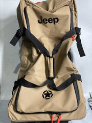 Jeep JS005A Two Wheel Rolling Travel Duffle Bag ( Warm Sand , 31 Inch ) Warm Sand 31 Inch U1