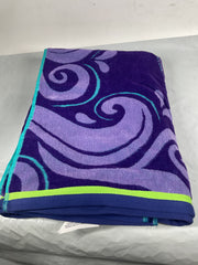 Kirkland Signature Towel Beach Purple Size 40 in x 72 in or 101 cm x 182 cm U1
