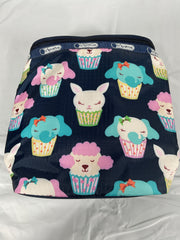 LeSportsac Bubble Double Bottle Bag Bubble ( Babycakes Blue B , One Size ) Babycakes Blue B One Size U1