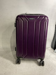 NONSTOP New York Elite Luggage Expandable Lightweight Spinner Wheels hard side shell Travel Suitcase Set, TSA Lock, Double USB Port, 3 packing cubes ( Plum , Carry-On 21-Inch ) Plum Carry On 21 Inch U1