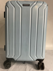 NONSTOP New York Elite Luggage Expandable Lightweight Spinner Wheels hard side shell Travel Suitcase Set, TSA Lock, Double USB Port, 3 packing cubes ( Sky Blue , Carry-On 21-Inch ) Sky Blue Carry On 21 Inch U1