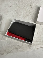 Osgoode Marley Cashmere RFID Blocking Mens Tri-Fold Leather Wallet ( Black , One Size ) Black One Size U1