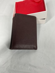 Osgoode Marley Cashmere RFID Blocking Mens Tri-Fold Leather Wallet ( Espresso , One Size ) Espresso One Size U1