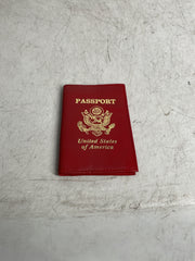 Royce Leather Foil Stamped RFID Blocking Passport Jacket Wild Berry One Size U3