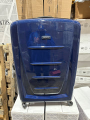 Samsonite Winfield 2 Hardside Luggage with Spinner Wheels - Navy/Checked-Large 28-Inch