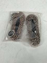 Isotoner Women's Classic Satin Ballerina Slipper Cheetah Medium U1