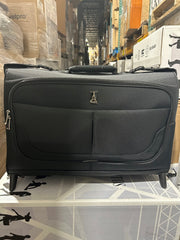 Travelpro Skypro Lightweight Airline Size Carry On Luggage Trolley Suitcase - Midnight Black/22" Rolling Garment Bag