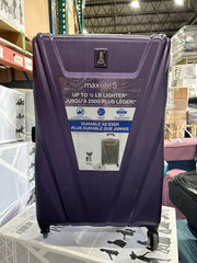 Travelpro Maxlite 5 Hardside Spinner Wheel Luggage - Imperial Purple/Checked-Medium 25-Inch