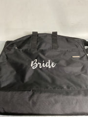 WallyBags 66 Premium Tri-Fold Carry On Destination Wedding Gown Travel Bag with multiple pockets and shoulder strap ( Black - B1 , 66 Inch ) Black - B1 66 Inch U1