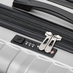 Skyway Epic Hardside 4-Wheel Luggage Spinner Collection ( Silver , 28-Inch ) Silver 28 Inch U1