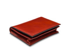 Bosca Men's Wallet, Old Leather Full Gusset 2-Pocket Card Case Wallet with I.D. Window ( Cognac , One Size ) Cognac One Size U1