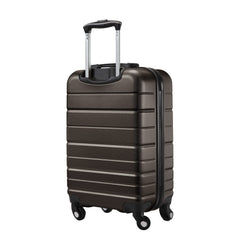 Skyway Epic 2.0 Hardside Lightweight and Durable ABS Shell Luggage, Spacious with Dual Spinning Wheels, Comfort Grip and Expandable, Men and Women ( Midnight , Carry-On 20-inch ) Midnight Carry On 20 Inch U1