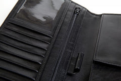 Bosca Men's Old Leather Collection - Flight Attendant ( Black , One Size ) Black One Size U2