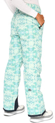 Arctix Women's Essential Insulated Snow Pant Summit Print Island Blue Small U1