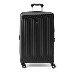 Travelpro Maxlite Air Hardside Expandable Luggage, 8 Spinner Wheels, Lightweight Hard Shell Polycarbonate Black Checked Medium 25 Inch U4
