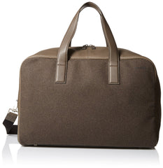 Jack Spade Men's Kahn Wool Leather Overnight Bag Slate One Size U1