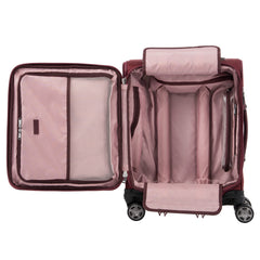 Travelpro Platinum Elite Softside Expandable Luggage, 8 Wheel Spinner Suitcase, USB Port, Suiter, Men and Women U1
