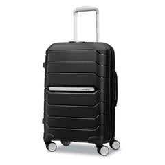Samsonite Freeform Hardside 3-Piece Bundle | 21 and 28-Inch Spinners, Travel Pillow ( Black , One Size ) Black One Size U1