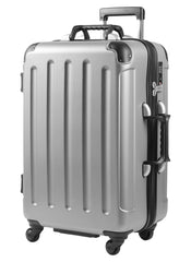 Vin Garde Valise Grande (Standard Size) | Wine Travel Suitcase | All-purpose Luggage | Up to 12 Bottles ( Silver , Version 04 ) Silver Version 04 U1