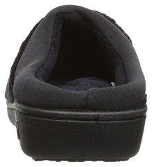 Isotoner Women's Classic Microterry Hoodback Slippers Black/Black 6 5 7 B M US U1