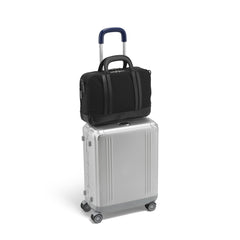 ZERO Halliburton The Journal Nylon Lightweight Briefcase ( Black , Expandable Briefcase ) Black Expandable Briefcase U1