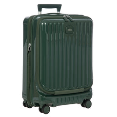 Bric's Positano 21" Carry-On Expandable Spinner w/Pocket ( Emerald , 55cm with pocket ) Emerald 55 Cm With Pocket U1