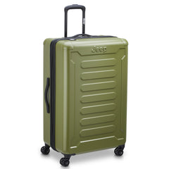 Jeep JH004C Hardside Expandable Luggage with Spinner Wheels ( Avocado , Checked-Large 28 Inch ) Avocado Checked Large 28 Inch U1