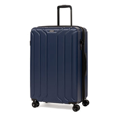 NONSTOP NEW YORK Luggage Expandable Spinner Wheels hard side shell Travel Suitcase Set 3 Piece Lightweight, TSA Lock, Double USB Port + 2 packing cubes Navy 3 Piece Set 20 24 28 U19