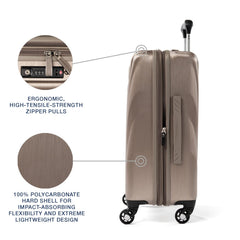 Travelpro Maxlite 5 Hardside Spinner Wheel Luggage Brushed Champagne Carry On 21 Inch U1