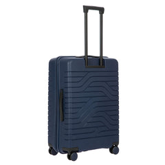 Brics B|Y Ulisse Expandable Spinner Suitcase, Lightweight Polypropylene Hard Shell Luggage with 360 Rubber-Coated Double Wheels, TSA-Approved Lock and Organized Interior - 28 Inch ( Ocean Blue , One Size ) Ocean Blue One Size U1