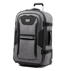 Travelpro Unisex-Adult Bold Softside Expandable Rollaboard Upright Luggage ( Grey/Black , Checked-Large 28-Inch ) Grey/Black Checked Large 28 Inch U2