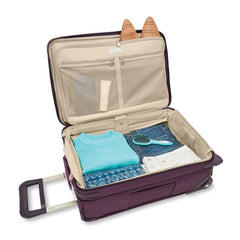 Briggs & Riley Baseline Essential 2-Wheel Carry-On Plum One Size U1