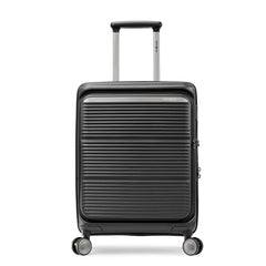 Samsonite Paralux Luggage - Innovative Design - Quick Access Front Pocket - Dual Suspension Wheel Technology - TSA Lock - Expandable - Includes Removable Packing Cubes ( Black , International Carry-On ) Black International Carry On U1