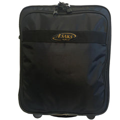 A.Saks 17" Expandable Upright Under-the-Seat Carry-on ( Black , One Size ) Black One Size U2
