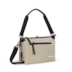Sherpani Mei, Anti Theft Crossbody Purse, Lightweight Cross Body Bag, Fashion Trio Bag for Women with Metal Hardware ( Straw , One Size ) Straw One Size U1